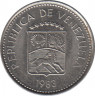 Монета. Венесуэла. 5 сентимо 1983 год. ав.