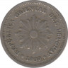 Монета. Уругвай. 1 сентесимо 1909 год. ав.