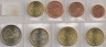 Монеты. Италия. Набор евро 8 монет 2009 год. 1, 2, 5, 10, 20, 50 центов, 1, 2 евро.