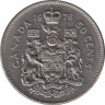 Монета. Канада. 50 центов 1976 год. ав.