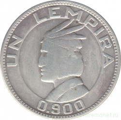 Монета. Гондурас. 1 лемпира 1937 год.