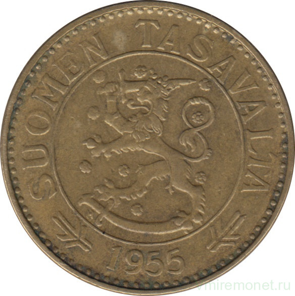Монета. Финляндия. 50 марок 1955 год.