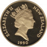 Монета. Новая Зеландия. 5 долларов 1990 год. 75 лет АНЗАК. Мемориал. рев.