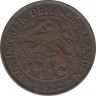Монета. Нидерланды. 1 цент 1922 год.