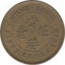 Монета. Гонконг. 50 центов 1978 год. ав.