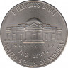 Монета. США. 5 центов 2013 год. Монетный двор D. рев.