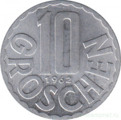 Монета. Австрия. 10 грошей 1962 год.