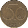 Монета. Австрия. 50 грошей 1973 год. ав.