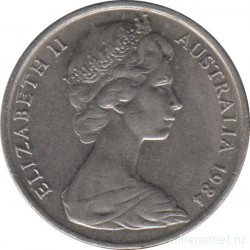 Монета. Австралия. 10 центов 1984 год.
