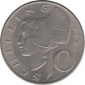 Монета. Австрия. 10 шиллингов 1983 год. ав.