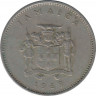 Монета. Ямайка. 10 центов 1969 год. ав.