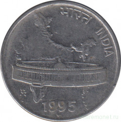 Монета. Индия. 50 пайс 1995 год.