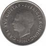 Аверс. Монета. Швеция. 1 крона 2004 год.