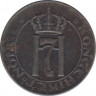 Монета. Норвегия. 1 эре 1920 год. рев.