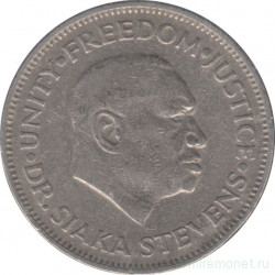 Монета. Сьерра-Леоне. 20 центов 1980 год.