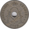 Монета. Бельгия. 25 сантимов 1910 год. BELGIE. ав.