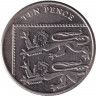 Монета. Великобритания. 10 пенсов 2016 год.