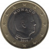 Монета. Монако. 1 евро 2014 год. ав.