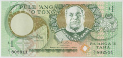 Банкнота. Тонга. 1 паанга 1995 год. Тип 31а.