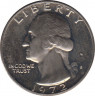 Монета. США. 25 центов 1972 год. Монетный двор S. ав.