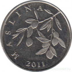Монета. Хорватия. 20 лип 2011 год.