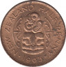 Монета. Новая Зеландия. 1/2 пенни 1965 год. ав.