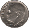Монета. США. 10 центов 1981 год. Монетный двор P. ав.