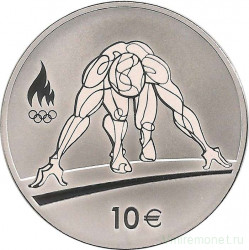 Монета. Эстония. 10 евро 2016 год. XXXI летние Олимпийские Игры в Рио-де-Жанейро.