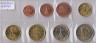 Монеты. Италия. Набор евро 8 монет 2006 год. 1, 2, 5, 10, 20, 50 центов, 1, 2 евро. ав.