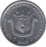 Монета. Бурунди. 1 франк 2003 год. ав.