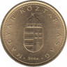 Монета. Венгрия. 1 форинт 2004 год. ав.