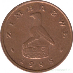 Монета. Зимбабве. 1 цент 1995 год.