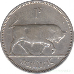 Монета. Ирландия. 1 шиллинг 1928 год.