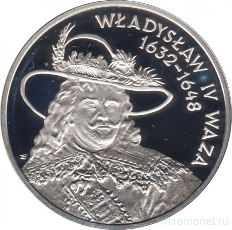 Монета. Польша. 10 злотых 1999 год. Владислав IV Ваза.