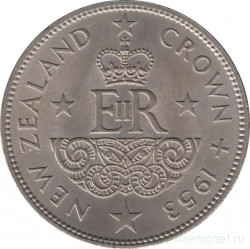 Монета. Новая Зеландия. 1 крона 1953 год.