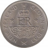 Монета. Новая Зеландия. 1 крона 1953 год. ав.