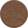 Монета. Тринидад и Тобаго. 5 центов 1971 год. рев.