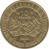 Монета. Центральноафриканский экономический и валютный союз (ВЕАС). 10 франков 2006 год. ав.
