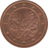 Монета. Германия. 2 цента 2011 год. (J). ав.