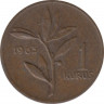 Монета. Турция. 1 куруш 1965 год. ав.