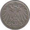 Монета. Германия (Германская империя 1871-1922). 5 пфеннигов 1906 год. (А). рев.