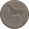 Монета. Ирландия. 2 шиллинга 6 пенсов (1/2 кроны) 1961 год. рев.