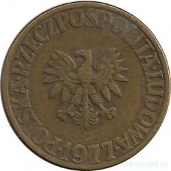 Монета. Польша. 5 злотых 1977 год.