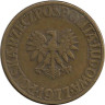 Аверс.Монета. Польша. 5 злотых 1977 год.