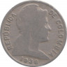 Монета. Колумбия. 1 сентаво 1938 год. ав.