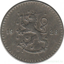 Монета. Финляндия. 25 пенни 1928 год.