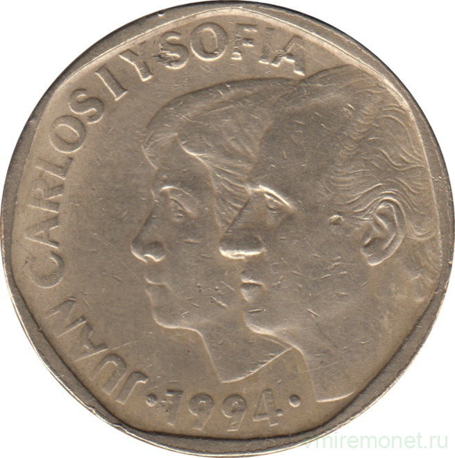 Монета. Испания. 500 песет 1994 год.