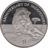 Монета. Сьерра-Леоне. 1 доллар 2021 год. 60 лет Независимости. ав.