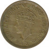 Монета. Цейлон (Шри-Ланка). 25 центов 1943 год. рев.