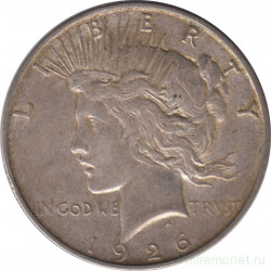 Монета. США. 1 доллар 1926 год. Монетный двор D.